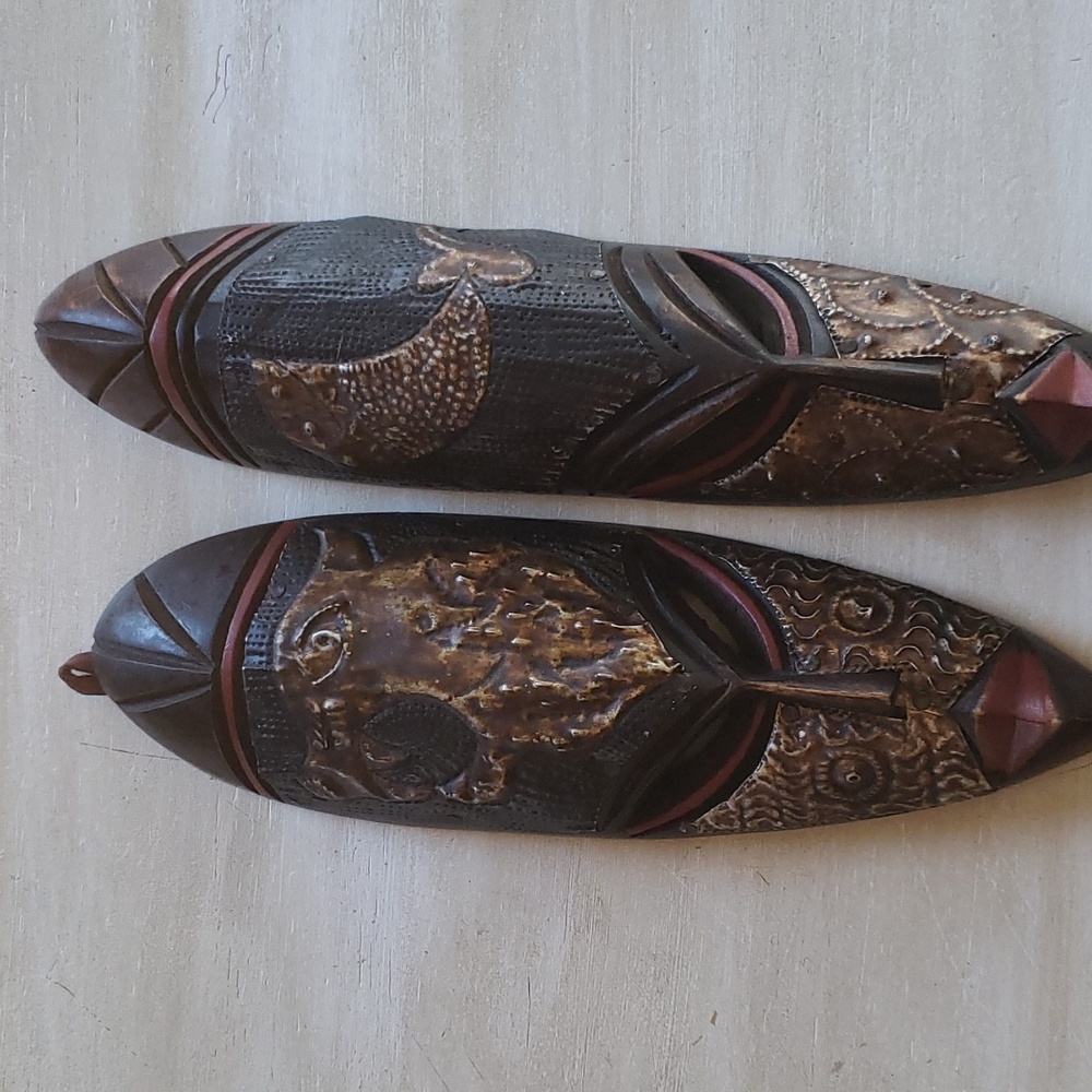 African hand made. Details are amazing.  Workmanship is outrageously good